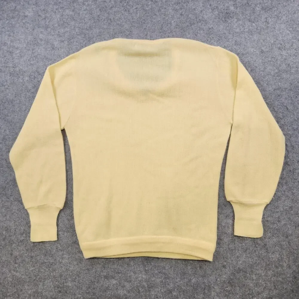 Vintage‎ IZOD Lacoste Sweater Mens Large V Neck Pullover Crocodile 80s Knit USA